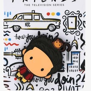 Friends Ross with Marcel Chibi Pin